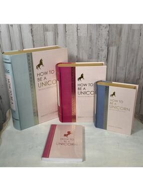Molly & Rex How To Be A Unicorn Nesting Decorative Box Set With Journals New!
